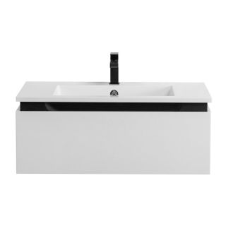 База под раковину Cezares подвесная с одним выкатным ящиком, Bianco Opaco, 796x476x300, SLIDER-800-1C-SO-BO